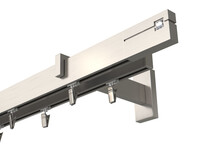 Apartment curtain rods