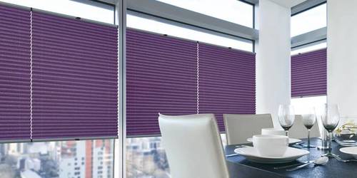 Pleated blinds - an idea to cover your window