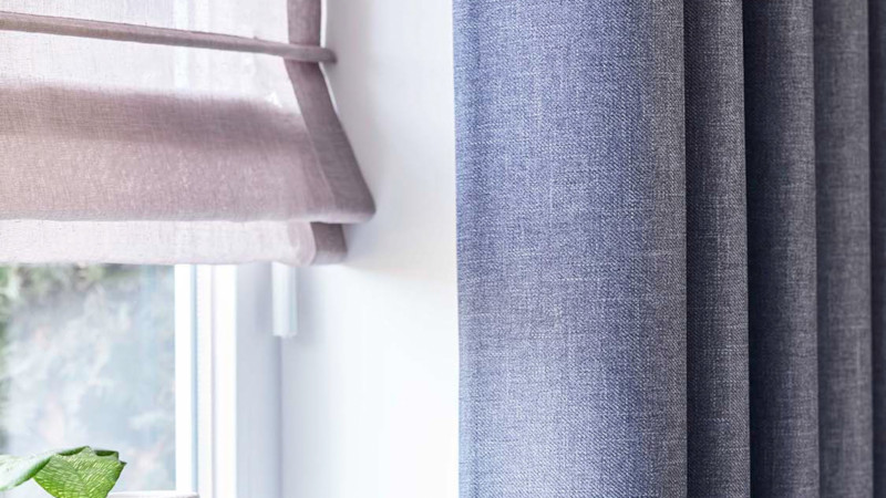 Track Curtain on rings