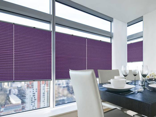 Charakteristics COSIMO pleated blinds with 1 SCOW string