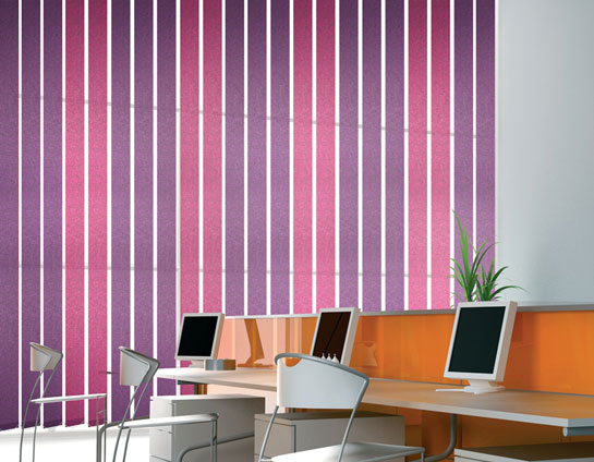 Perfect match Vertical blinds Classic 127mm