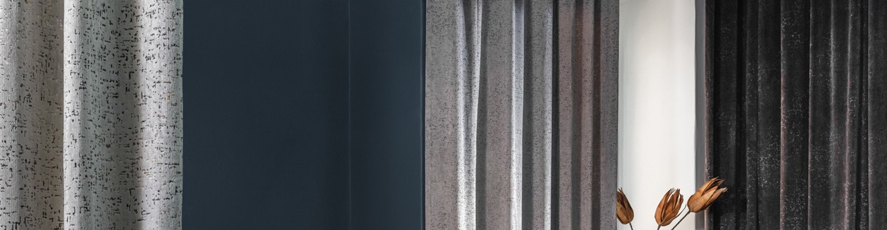 Made-to-measure wavy curtains