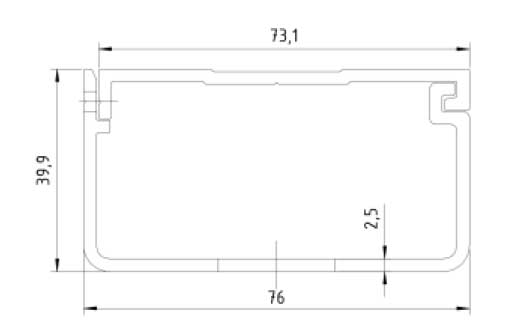 Guide cross-section