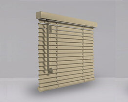 Wooden blinds limewood