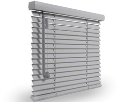 White wooden Venetian blind