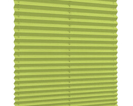 Concertina Pleated Shades green