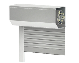 Silver roller shutter