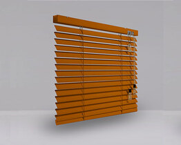 Aluminum blinds 25 mm orange