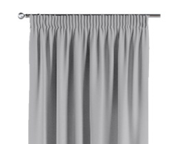 Grey pencil pleat curtains