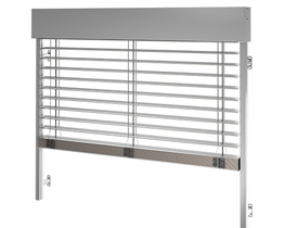 Venetian external blinds facade