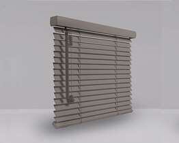 Wooden blinds 25 mm limestone