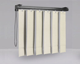 Vertical blinds beige