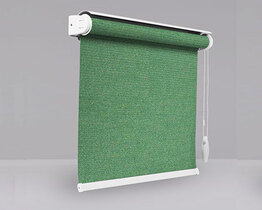 Smooth roller blind with cassete