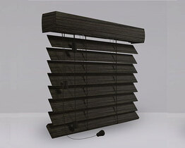 Bamboo blind black / black bamboo