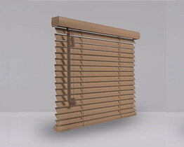 Wooden blinds beige