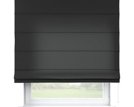 Roman Shades for Bay Window in Living Room