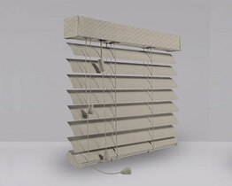 Perforated aluminum blinds