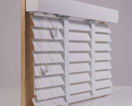 Wooden blinds 50mm, belt ladder