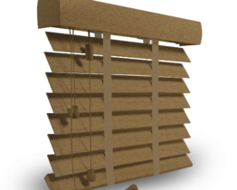 Wooden blind 50mm, Twin Pull - NATURAL an 68