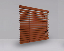 Aluminum blinds 25 mm brick