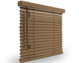 Economical 25 mm Wooden Venetian Blinds for Small Windows
