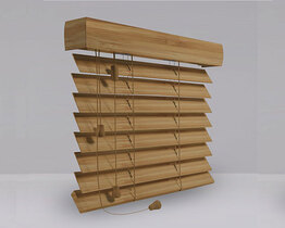 Wooden bamboo blinds