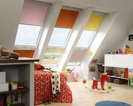 VELUX DKL blackout blinds with sidebars