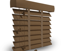 Wooden blind 50mm, Twin Pull - NATURAL an 31