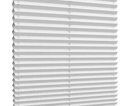 Concertina Pleated Shades white