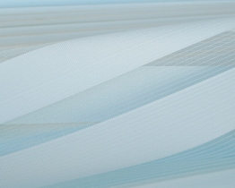 Custom-made interior day night blinds roller blind, blue