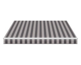 Striped patio awning canopy