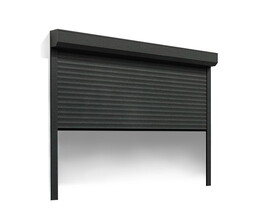 Modern roller shutter garage doors