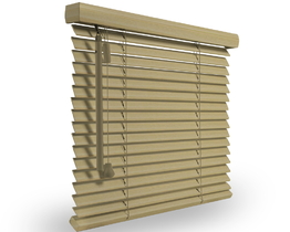 Cheap 25 mm Made to Measure Wooden Venetian Blinds