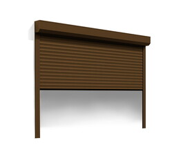 Electric shutter door in a secure adaptive system