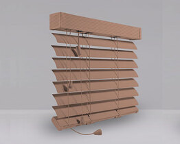 Aluminum blinds copper bronze perforated