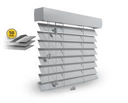 Wooden blind 50mm, string ladder