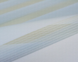 Custom-made interior day&night zebra roller blind, white