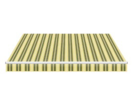 Retractable house awning