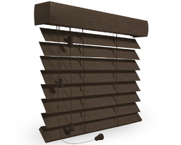 Manually Operated 50mm Wooden Venetian Blinds