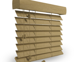 Large slat venetian blinds