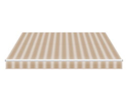 Waterproof retractable awning