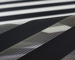 Custom-made interior day night blinds zebra roller blind, black