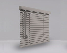 Wooden blinds 25 mm sandy