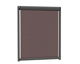 Vertical awnings FAKRO VMZ dark brown