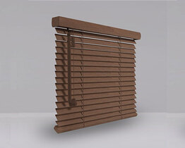 Wooden blinds 25 mm mahogany