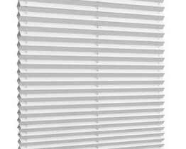 Concertina door blinds white
