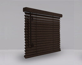 Wooden blinds 25 mm ebony