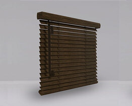 Wooden blinds wenge