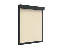Screen sunshades for patios