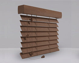 Wooden blinds for
